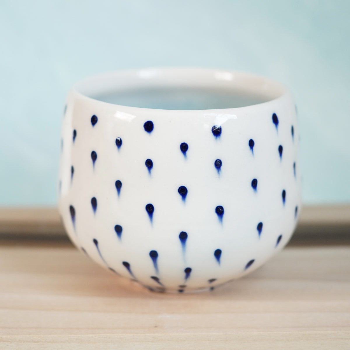 Dot Pot - Drippy Blue Mug