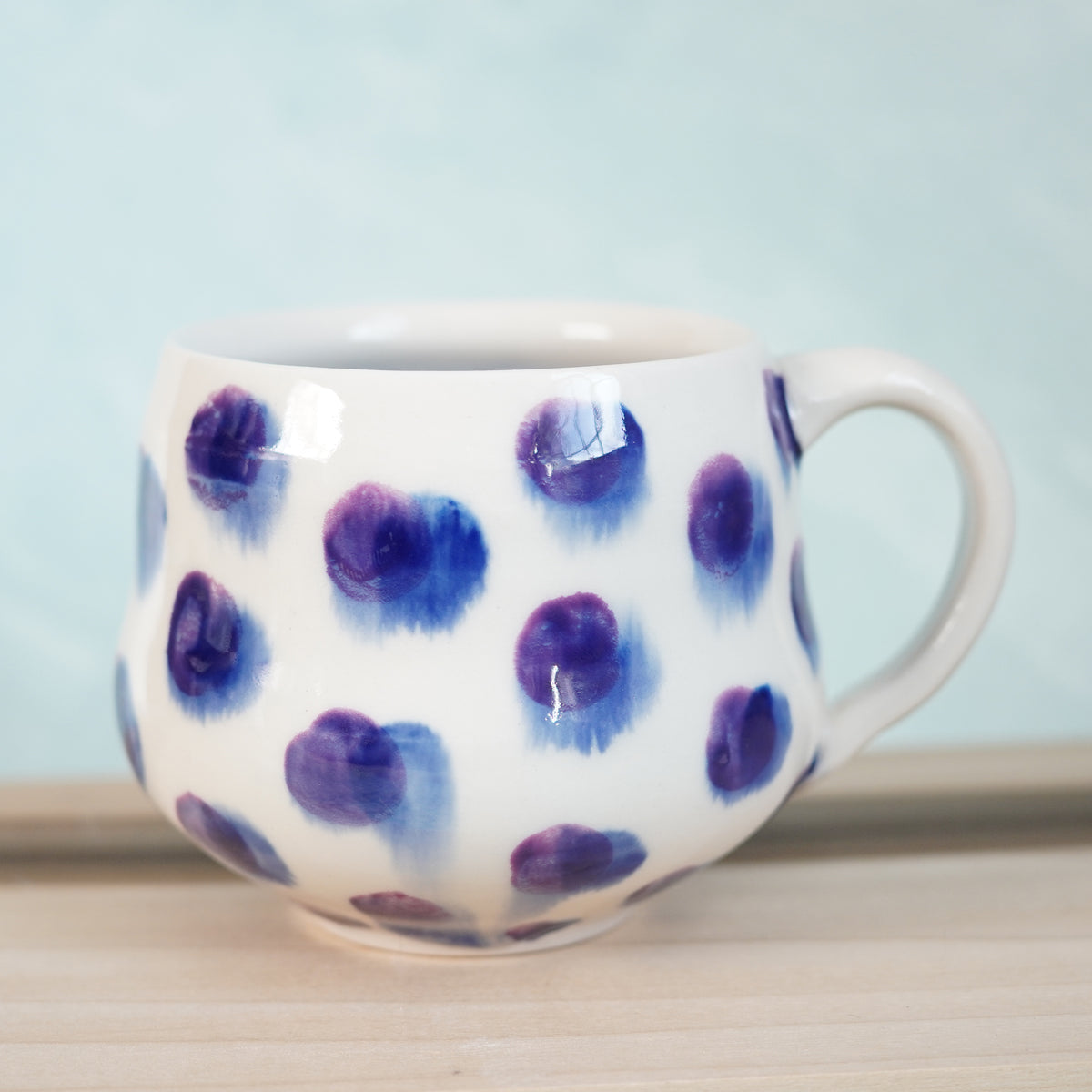 Dot Pot - Purple and Blue Mug