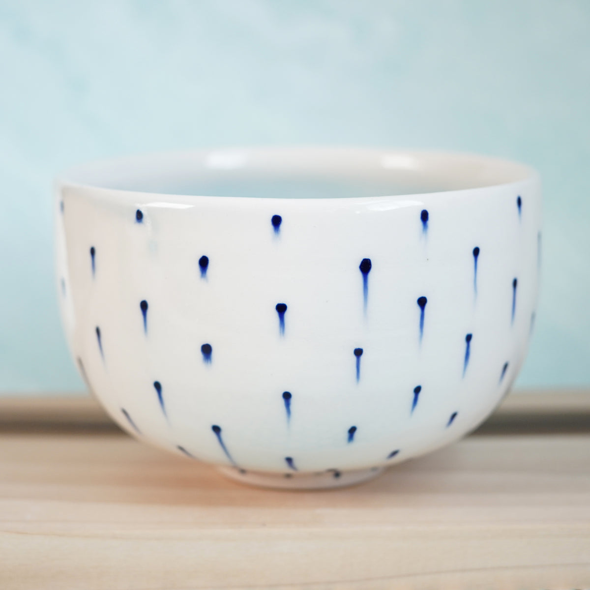 Dot Pot - Drippy Blue Bowl