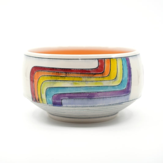 Rainbow Stripe Bowl