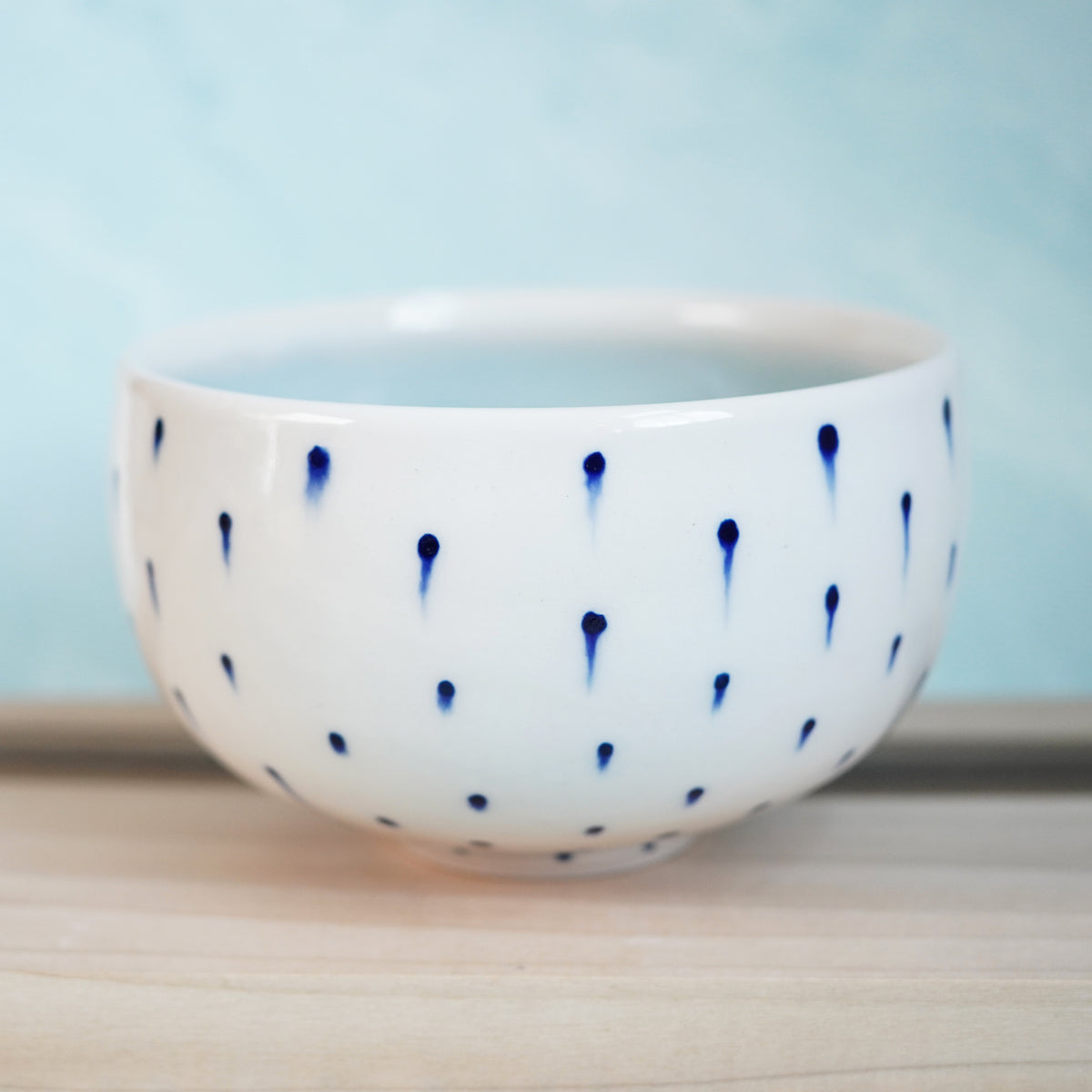 Dot Pot - Drippy Blue Bowl
