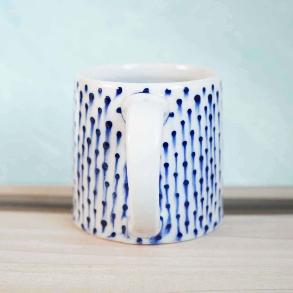 Dot Pot - Drippy Blue Mug
