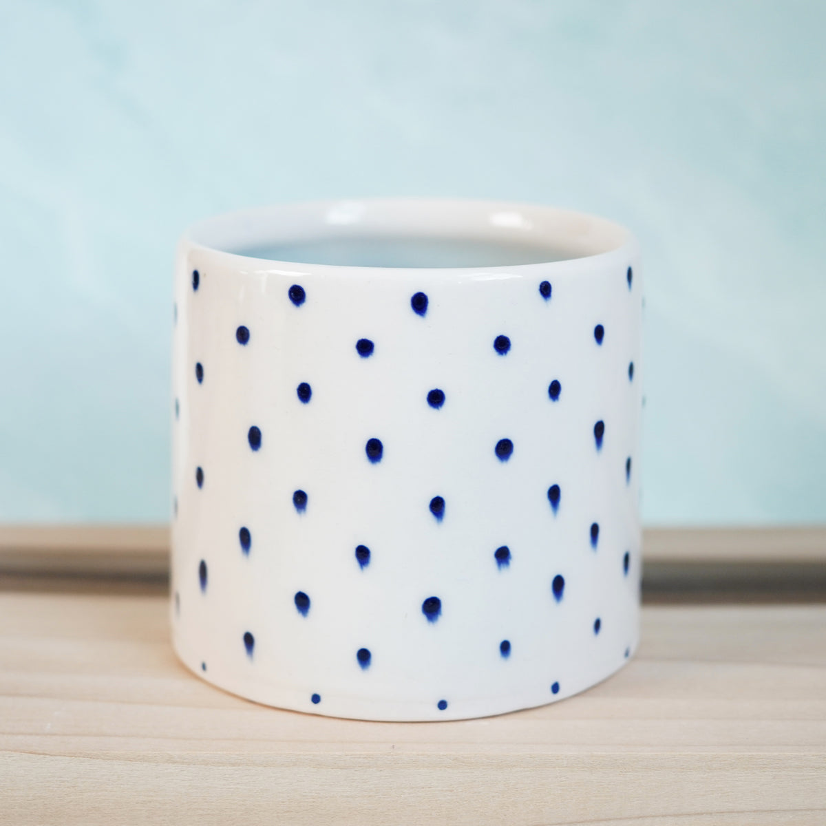 Dot Pot - Drippy Blue Mug