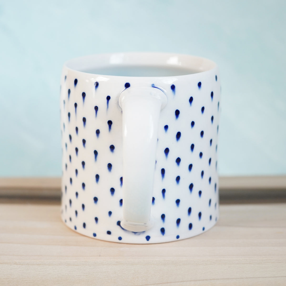 Dot Pot - Drippy Blue Mug