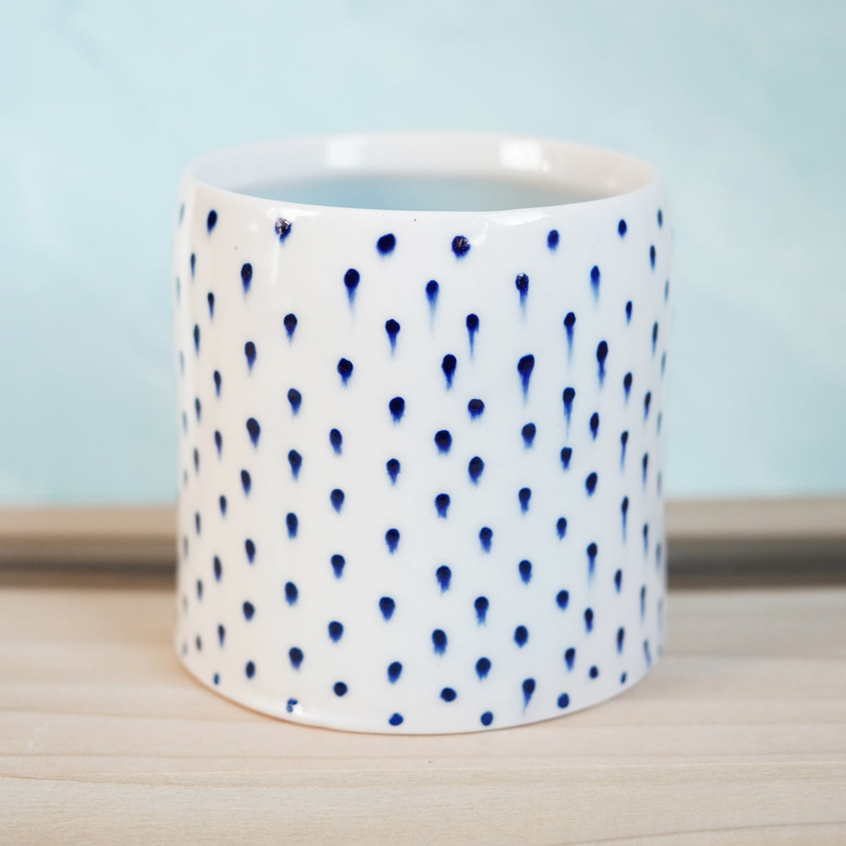 Dot Pot - Drippy Blue Mug