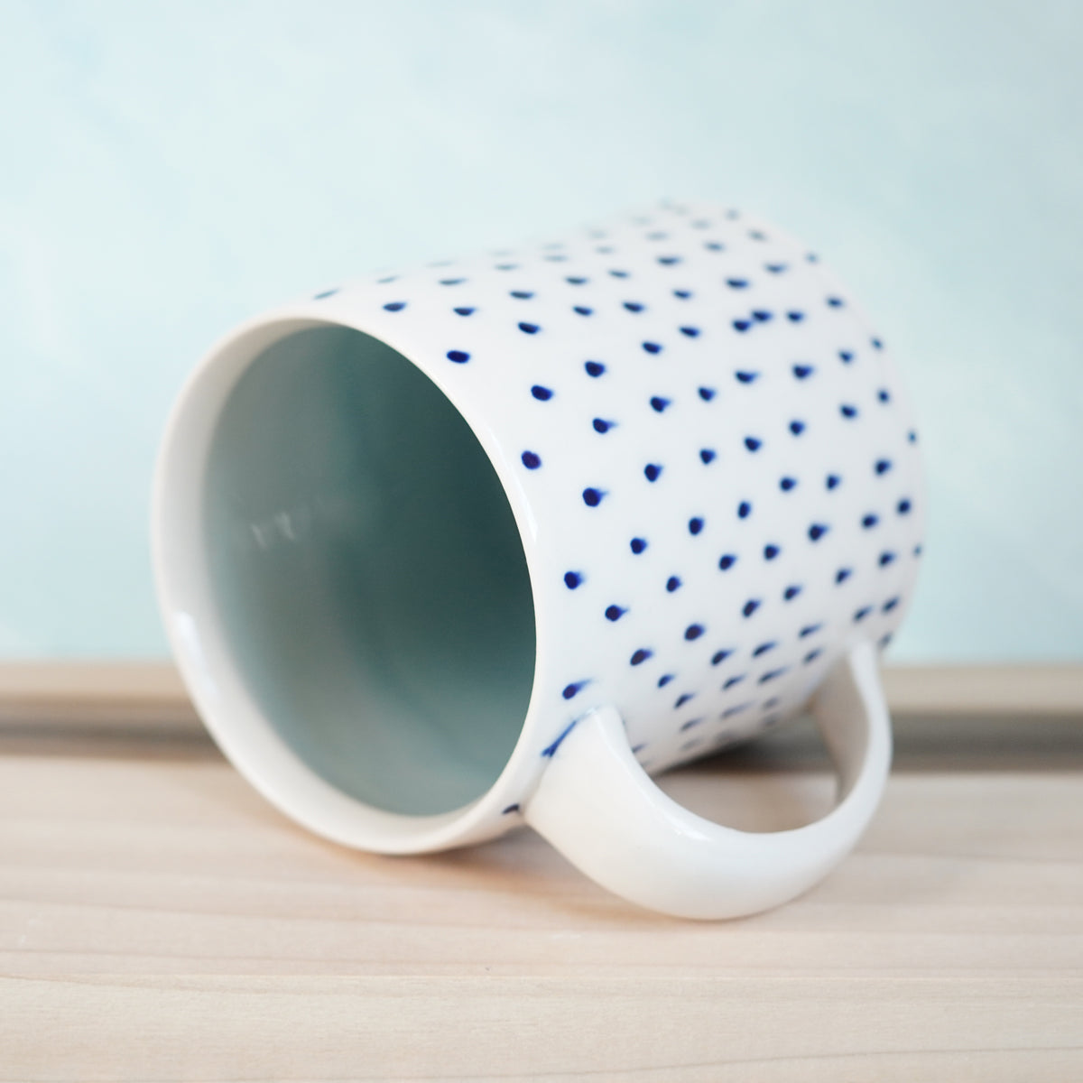 Dot Pot - Drippy Blue Mug
