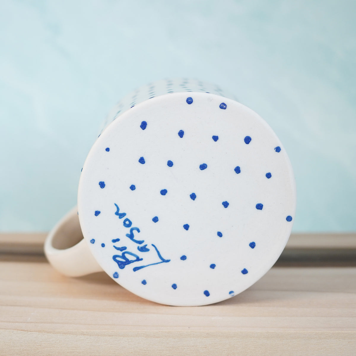 Dot Pot - Drippy Blue Mug