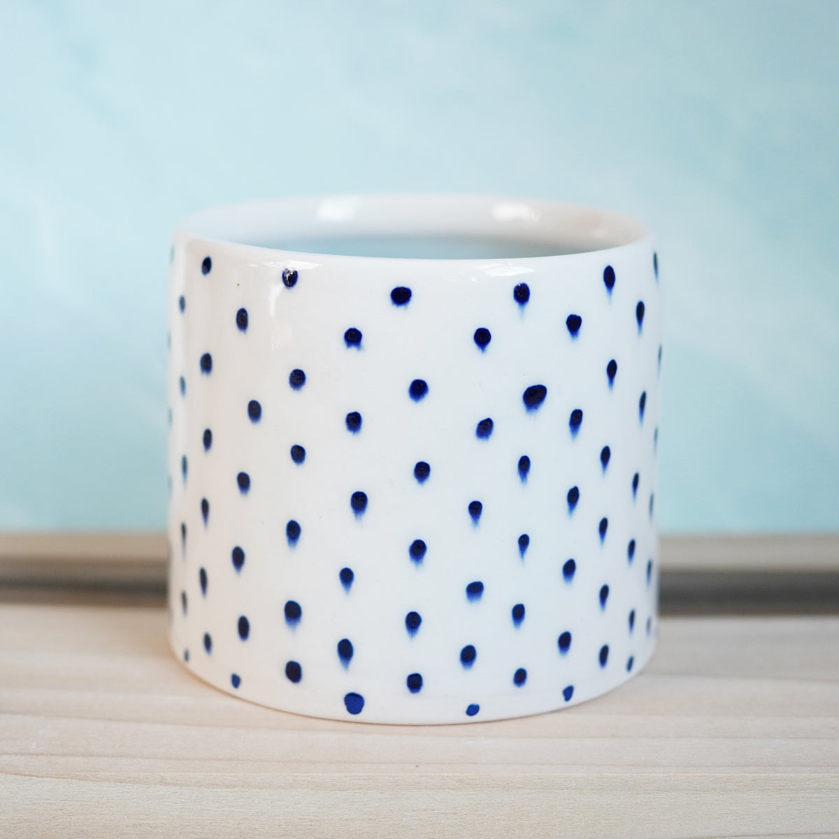 Dot Pot - Drippy Blue Mug