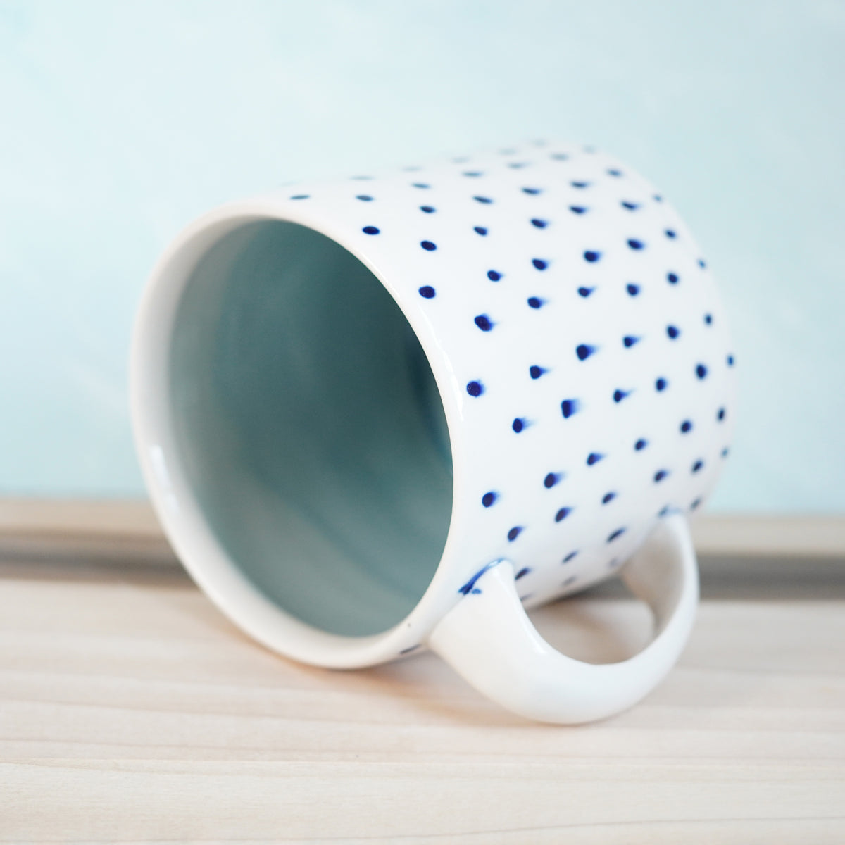 Dot Pot - Drippy Blue Mug