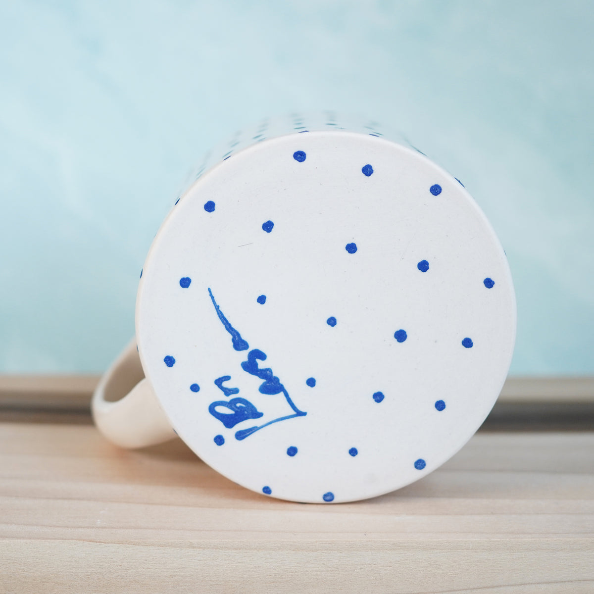 Dot Pot - Drippy Blue Mug