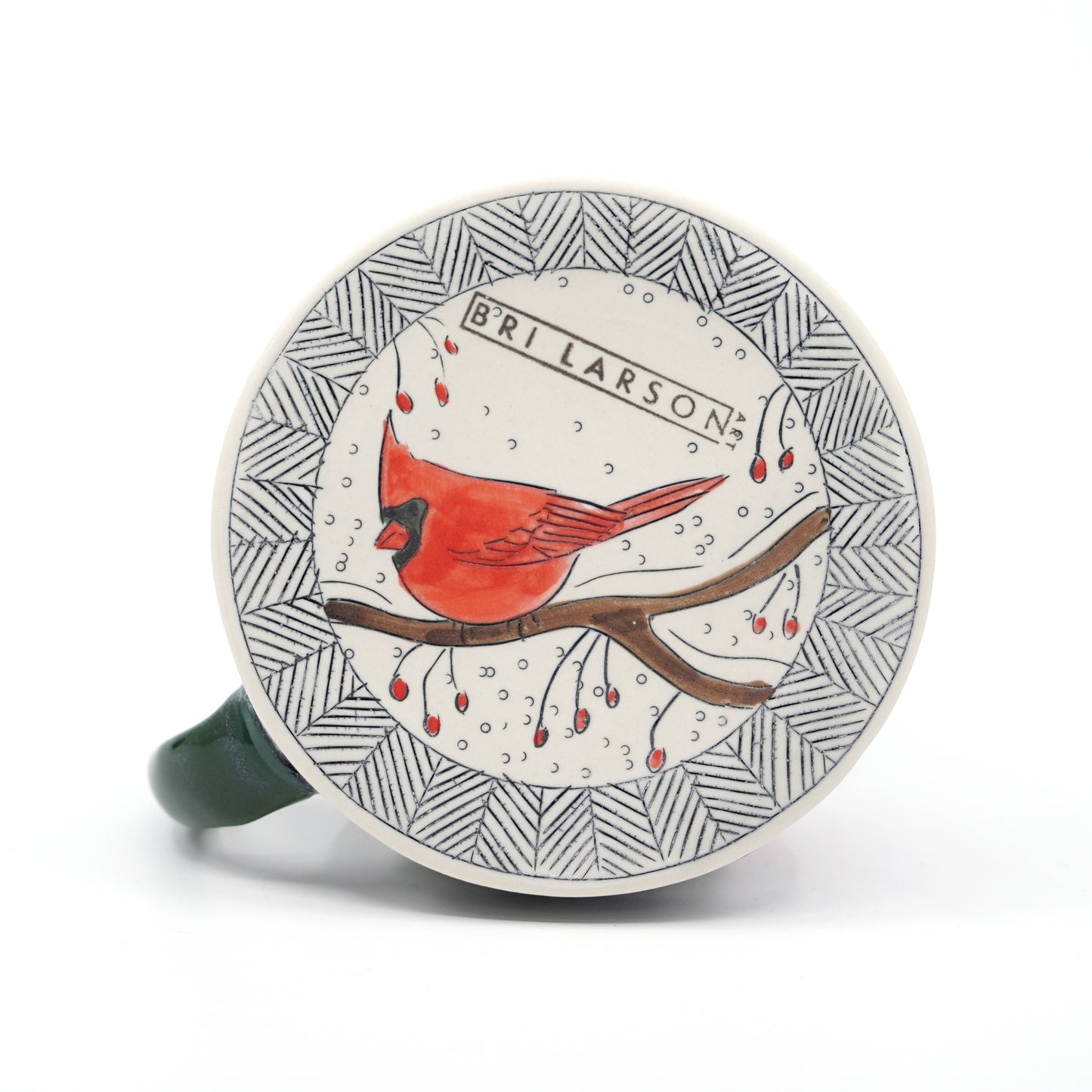 Snowy Cardinal Mug