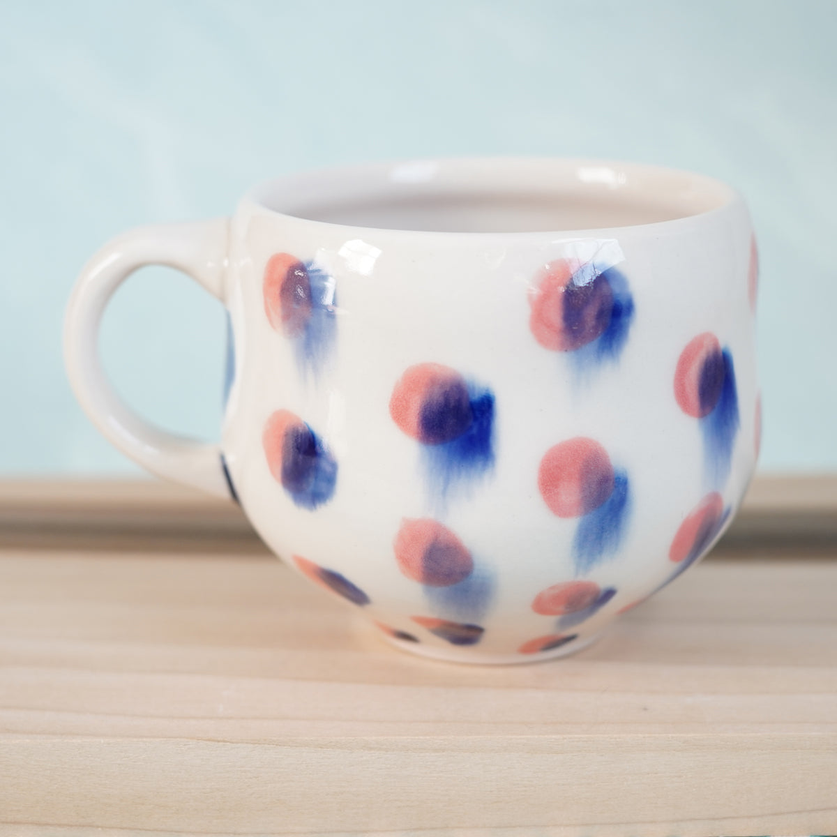 Dot Pot - Pink and Blue Mug