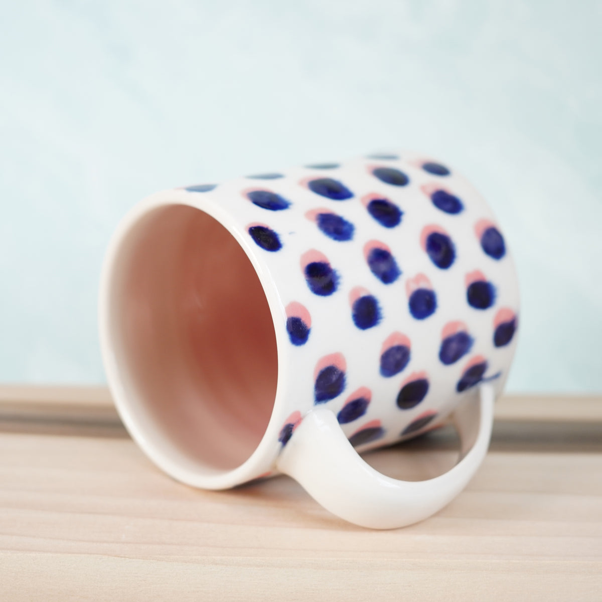 Dot Pot - Pink and Blue Mug
