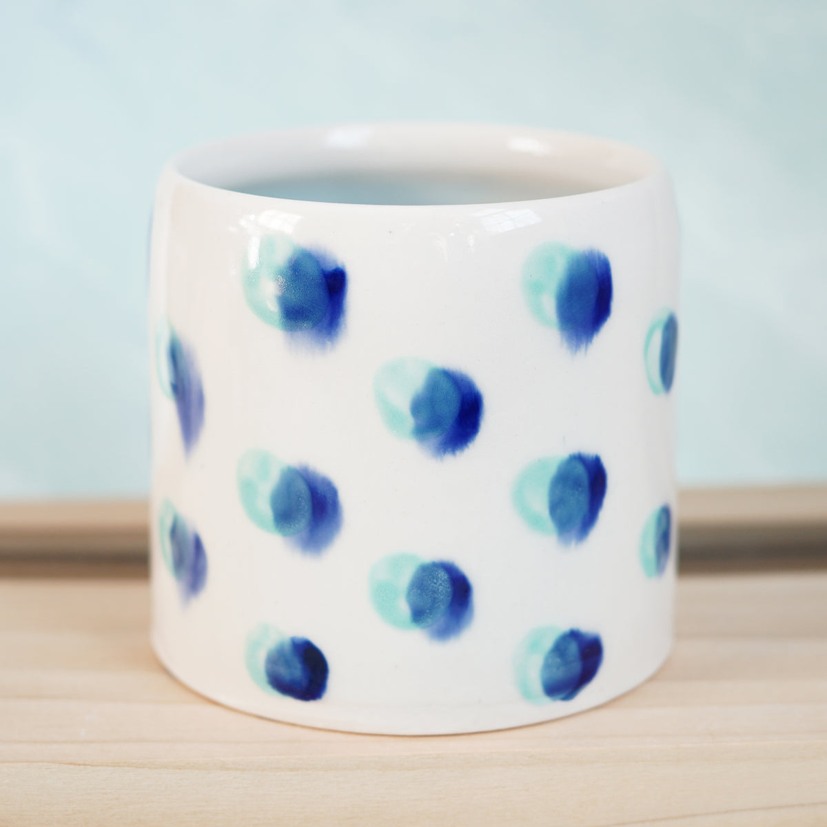 Dot Pot - Teal and Blue Mug