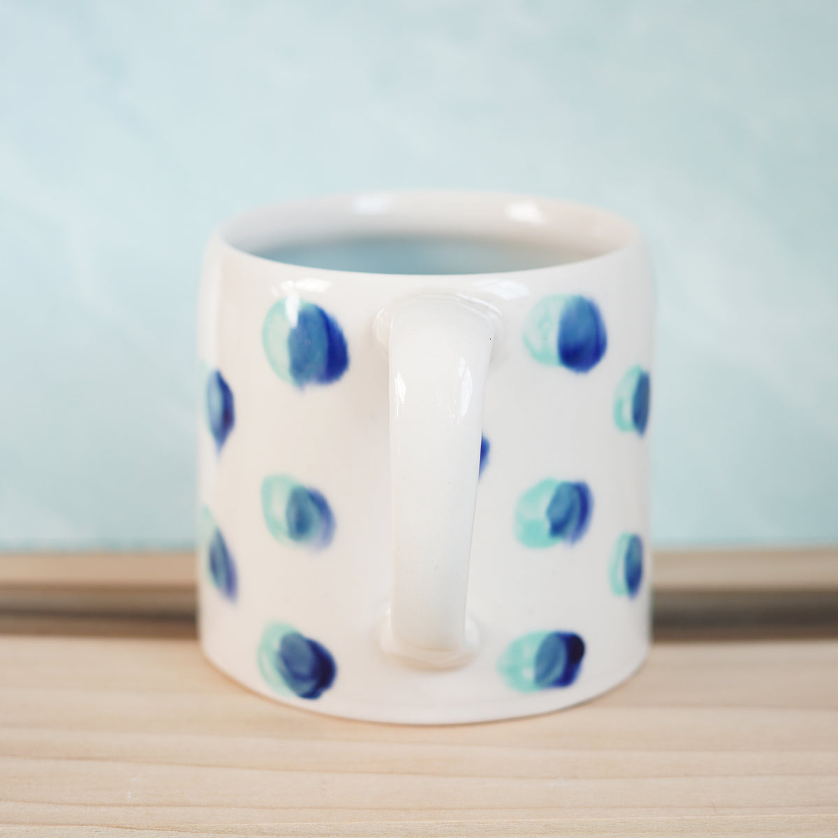 Dot Pot - Teal and Blue Mug