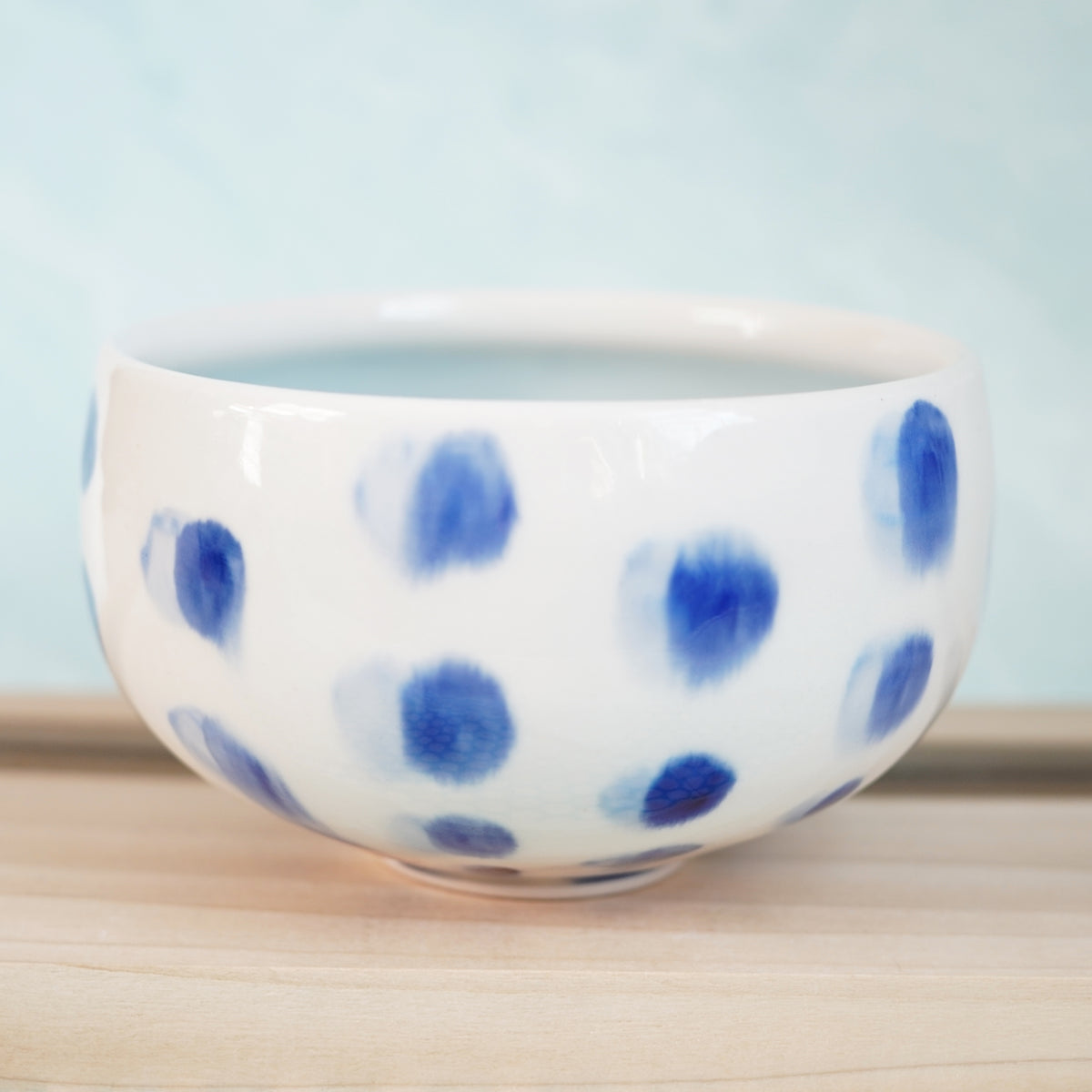 Dot Pot - Light Blue and Dark Blue Bowl