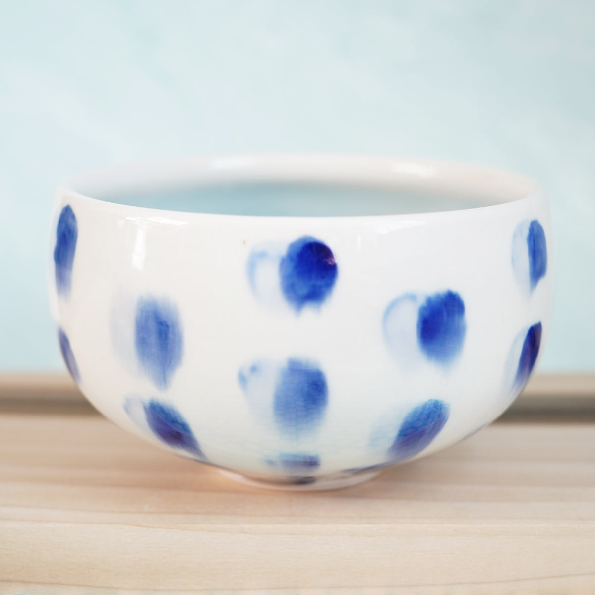 Dot Pot - Light Blue and Dark Blue Bowl