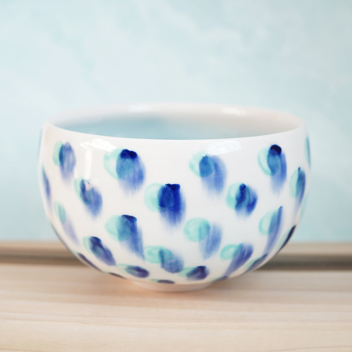Dot Pot - Teal and Blue Bowl
