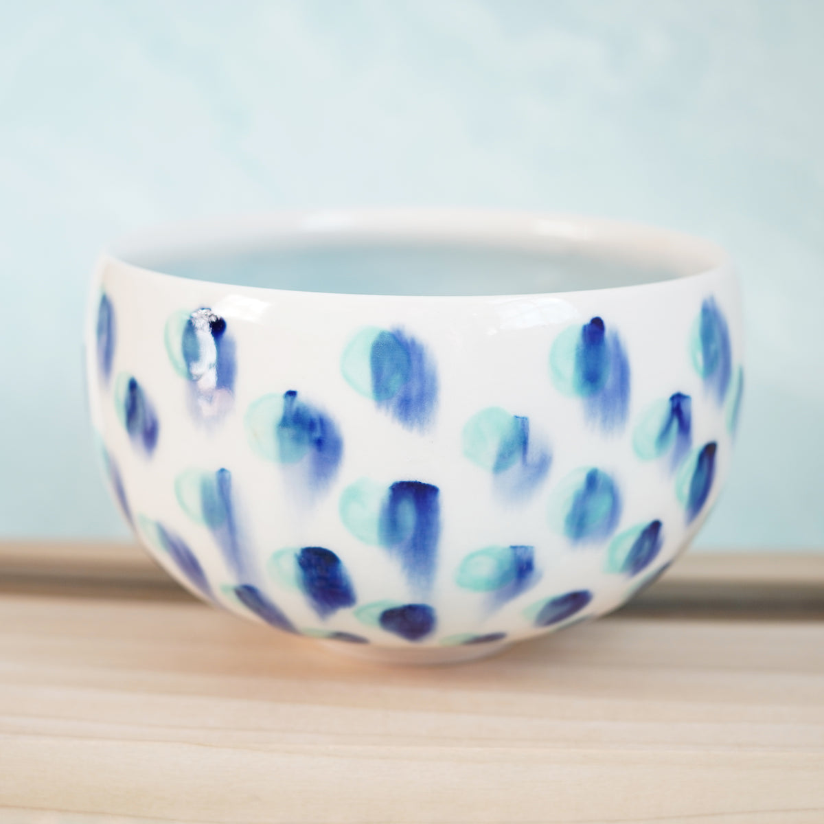 Dot Pot - Teal and Blue Bowl