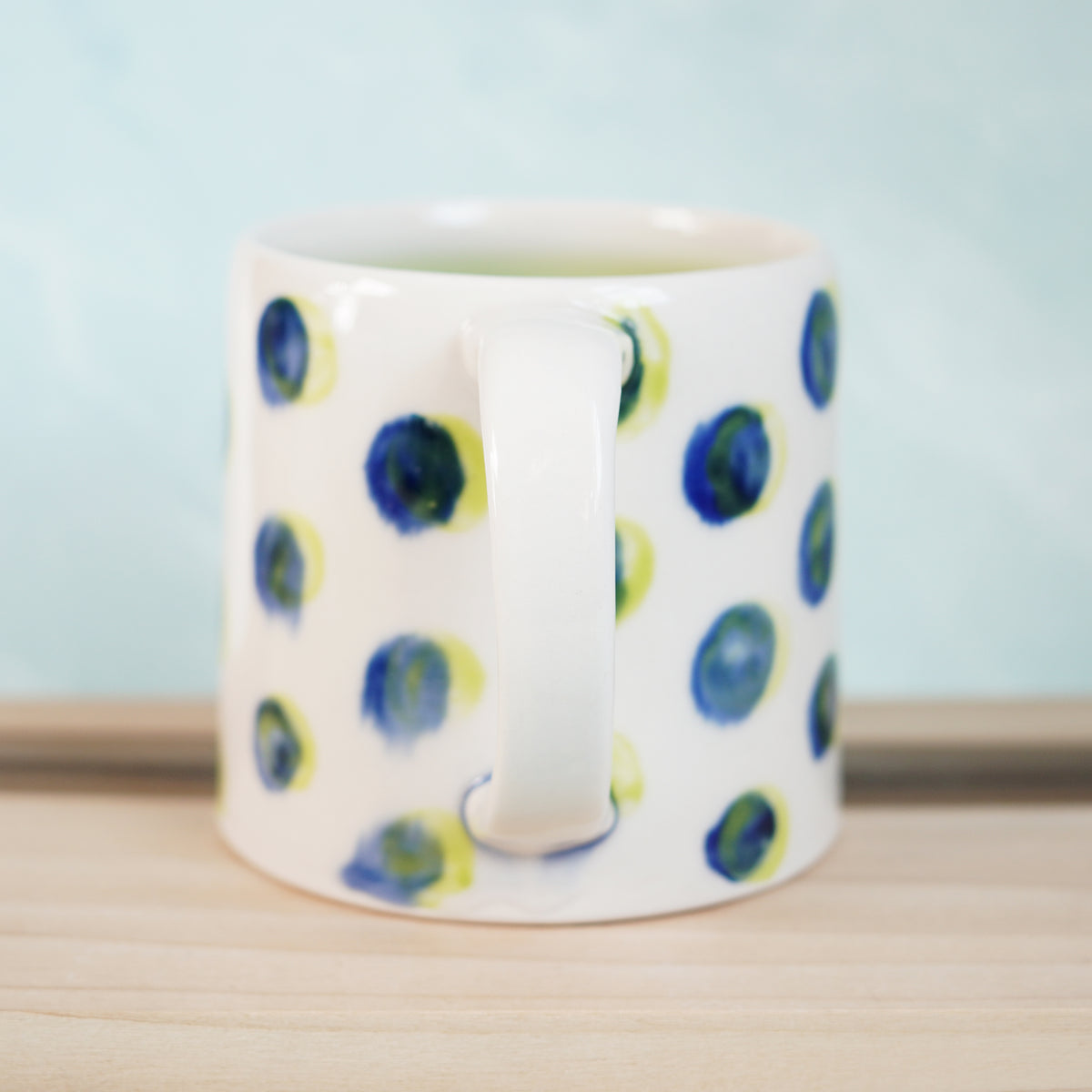 Dot Pot - Green and Blue Mug