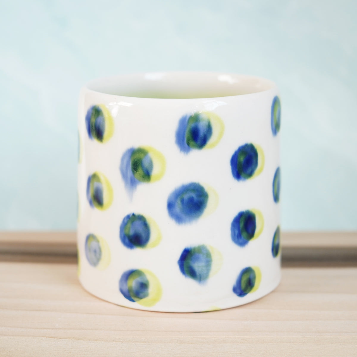 Dot Pot - Green and Blue Mug