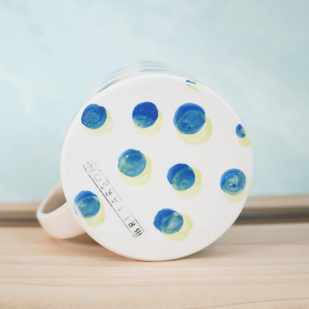 Dot Pot - Green and Blue Mug