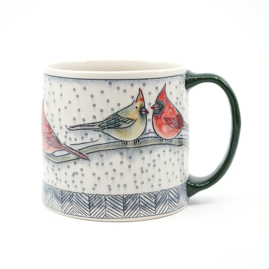 Snowy Cardinal Mug [SECOND]