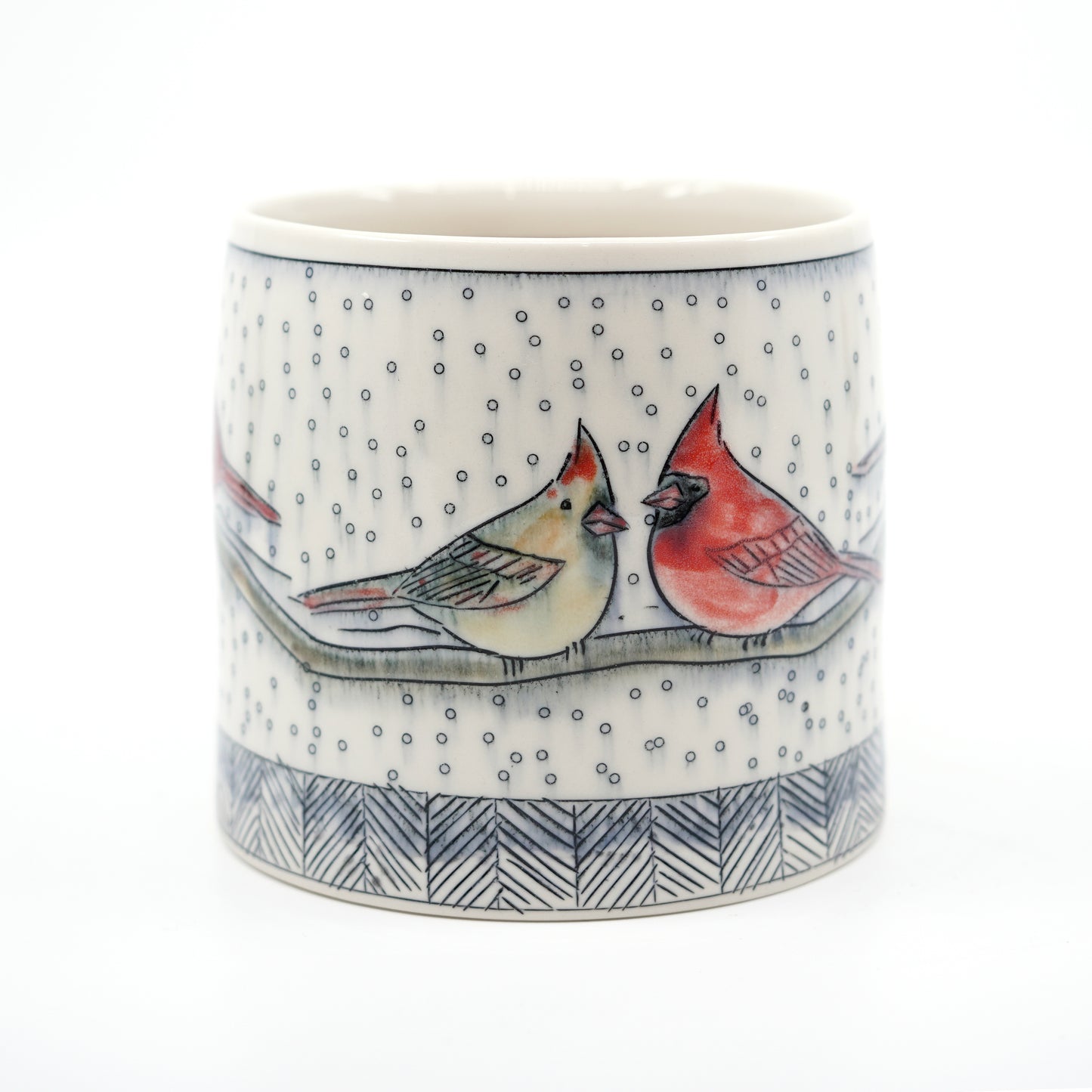 Snowy Cardinal Mug [SECOND]