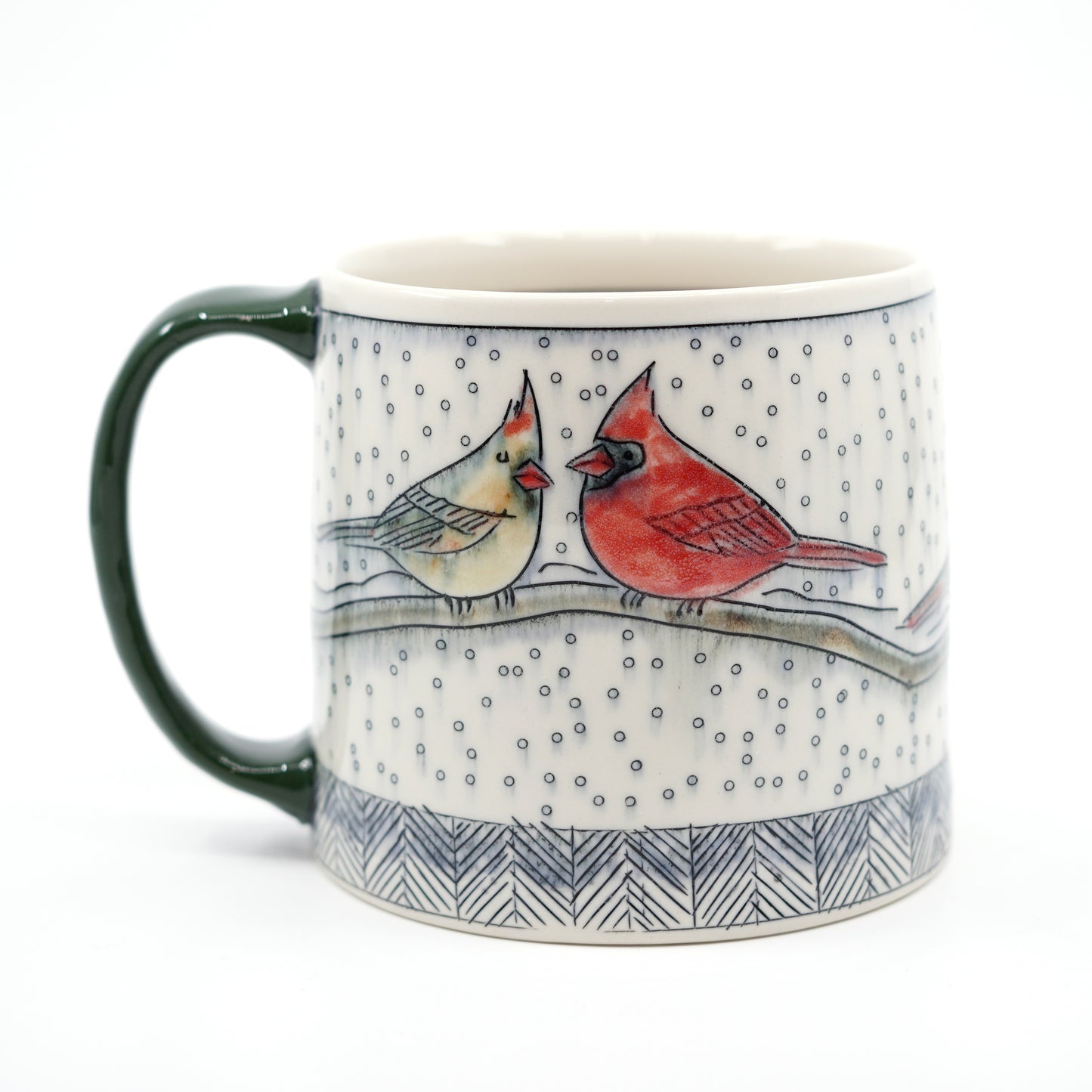 Snowy Cardinal Mug [SECOND]