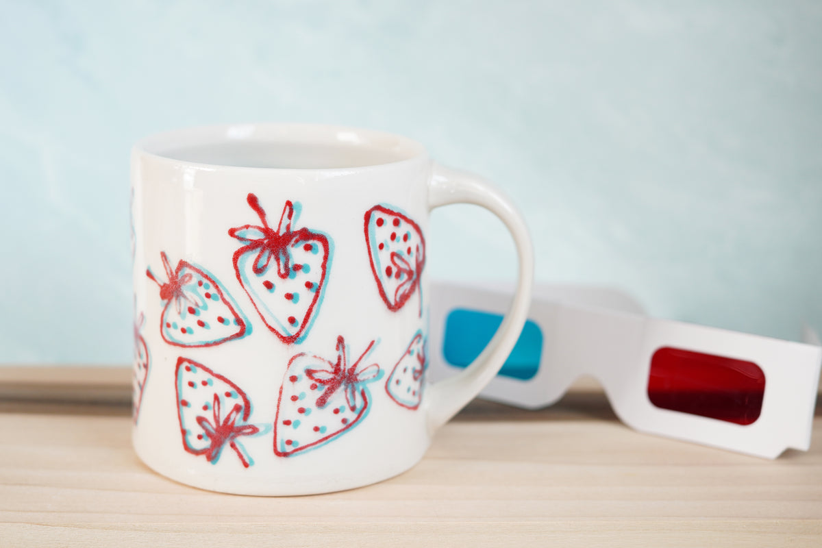 3D Strawberry Mug