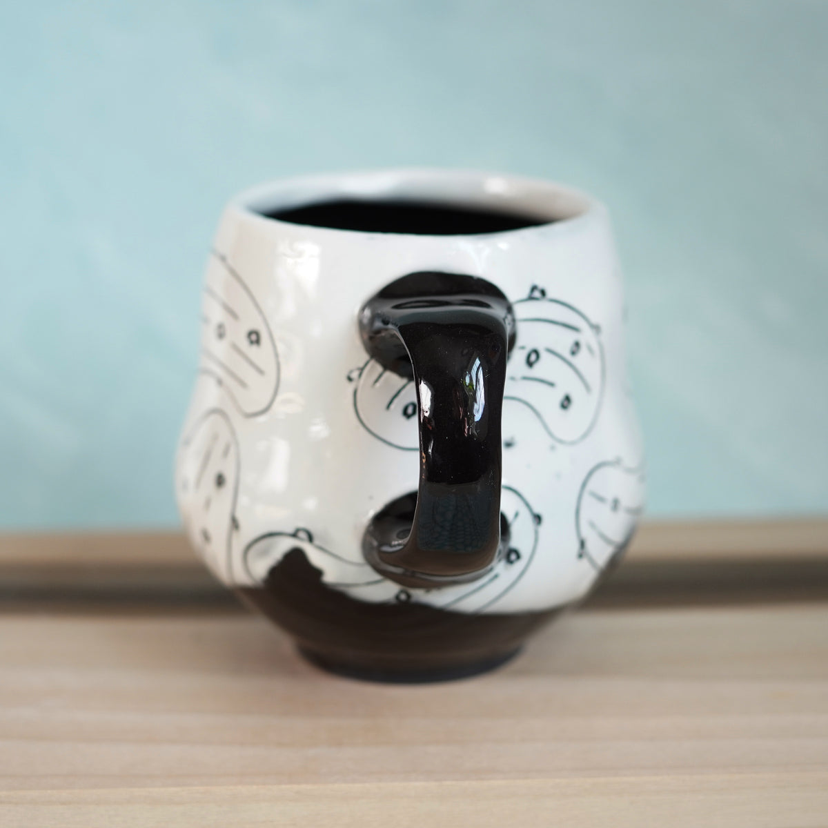 Black & White Pickle Mug
