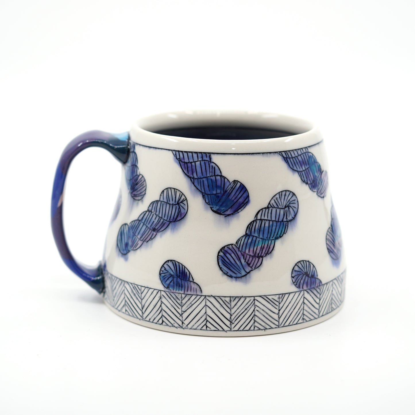 Blue Yarn Mug