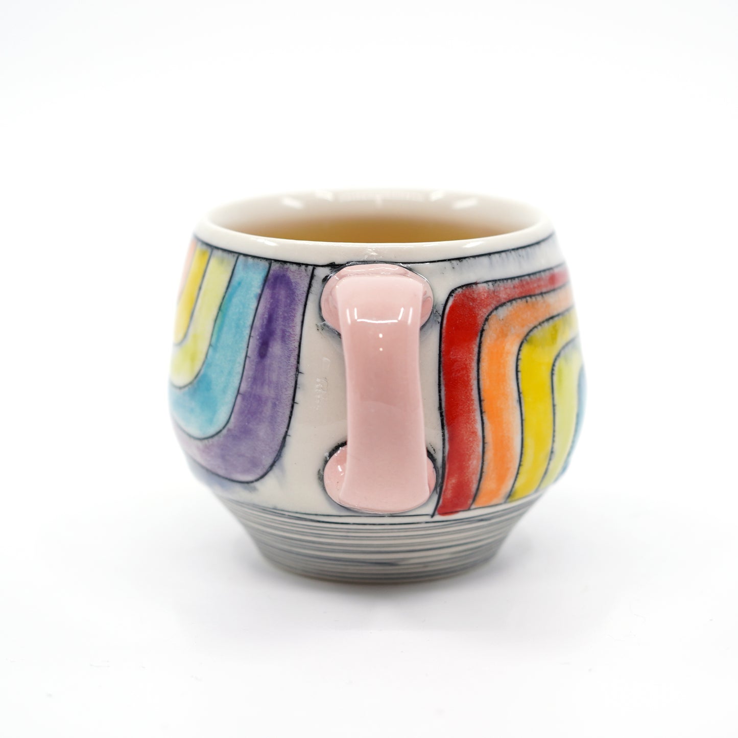 Rainbow Stripe Mini Mug