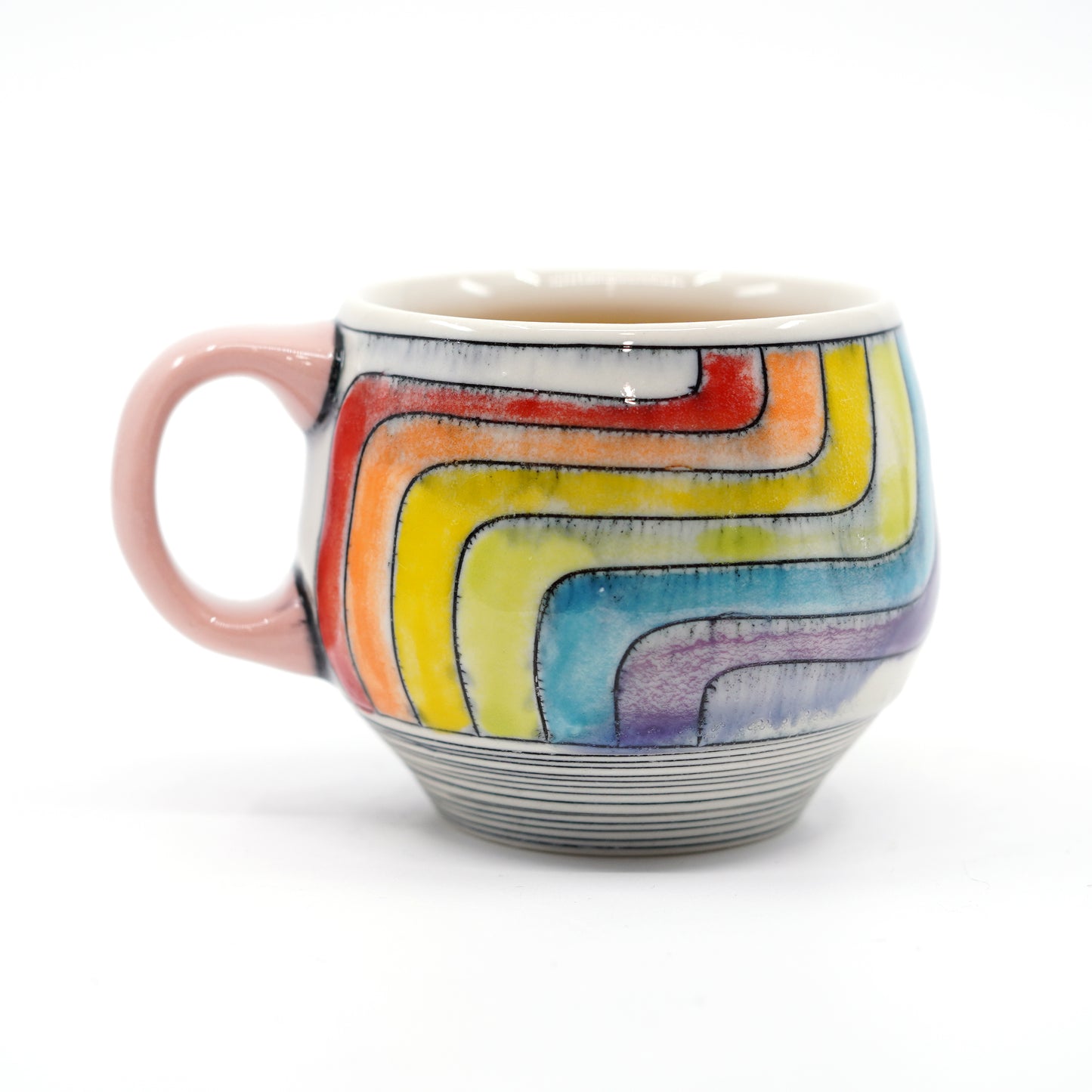 Rainbow Stripe Mini Mug