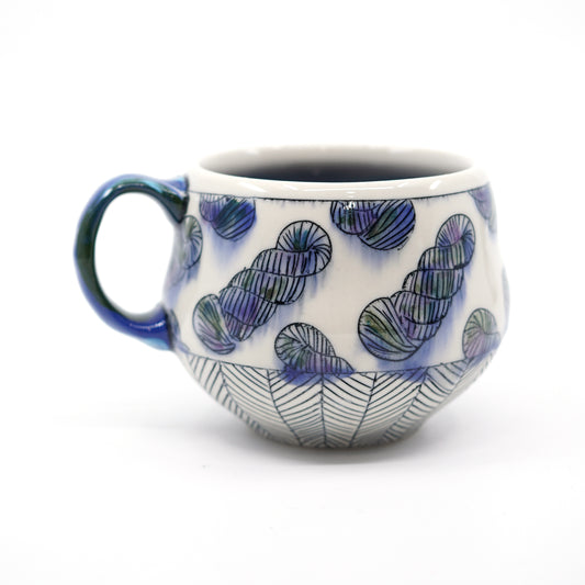 Blue Yarn Mug