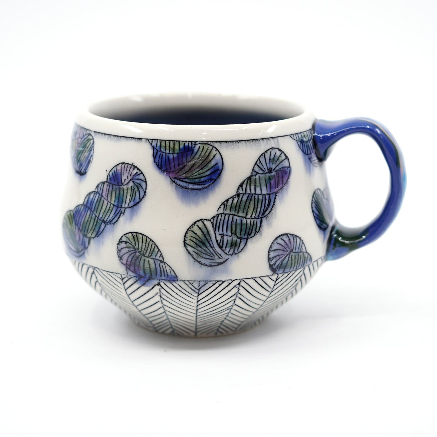 Blue Yarn Mug