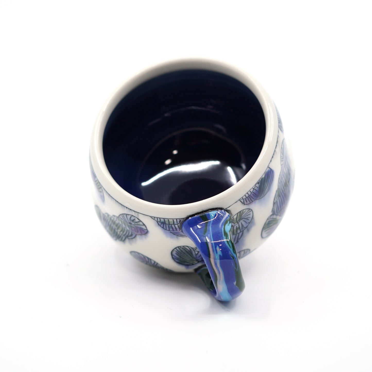 Blue Yarn Mug