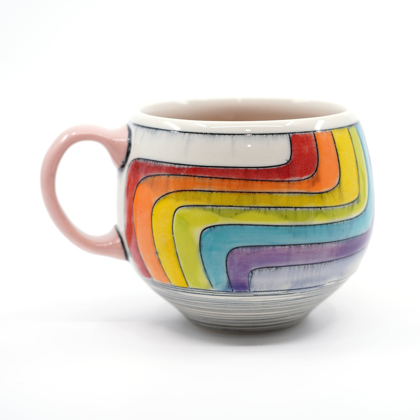 Rainbow Stripe Mug