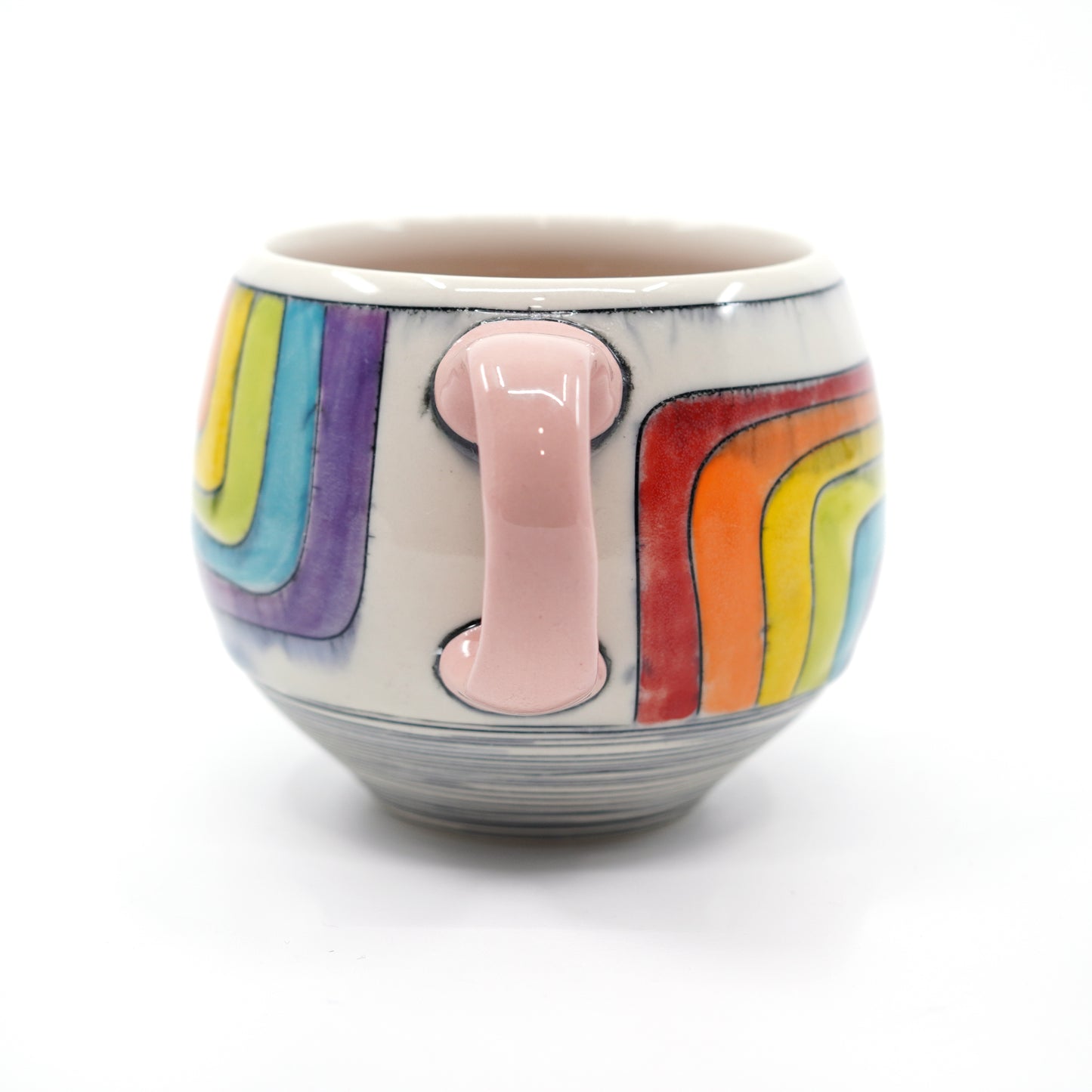 Rainbow Stripe Mug