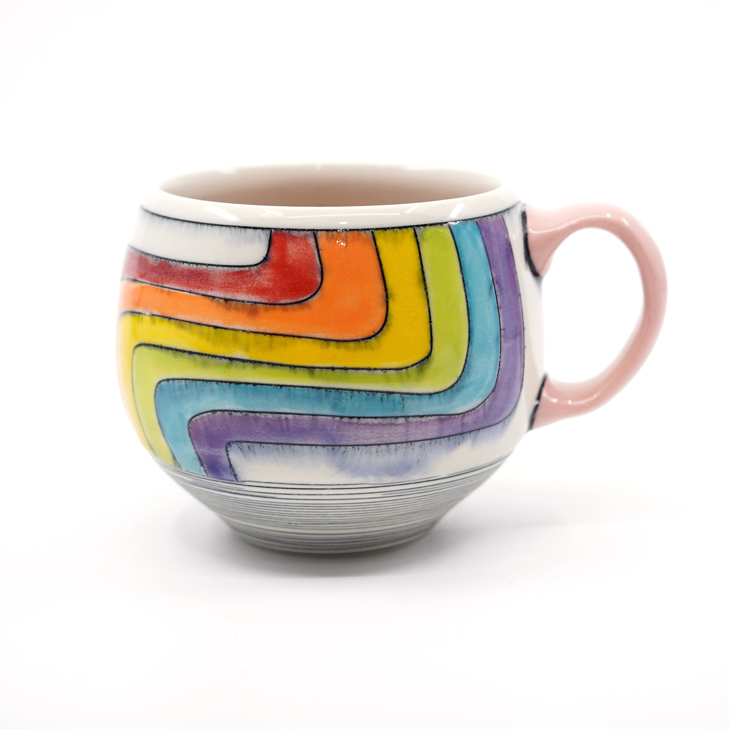 Rainbow Stripe Mug