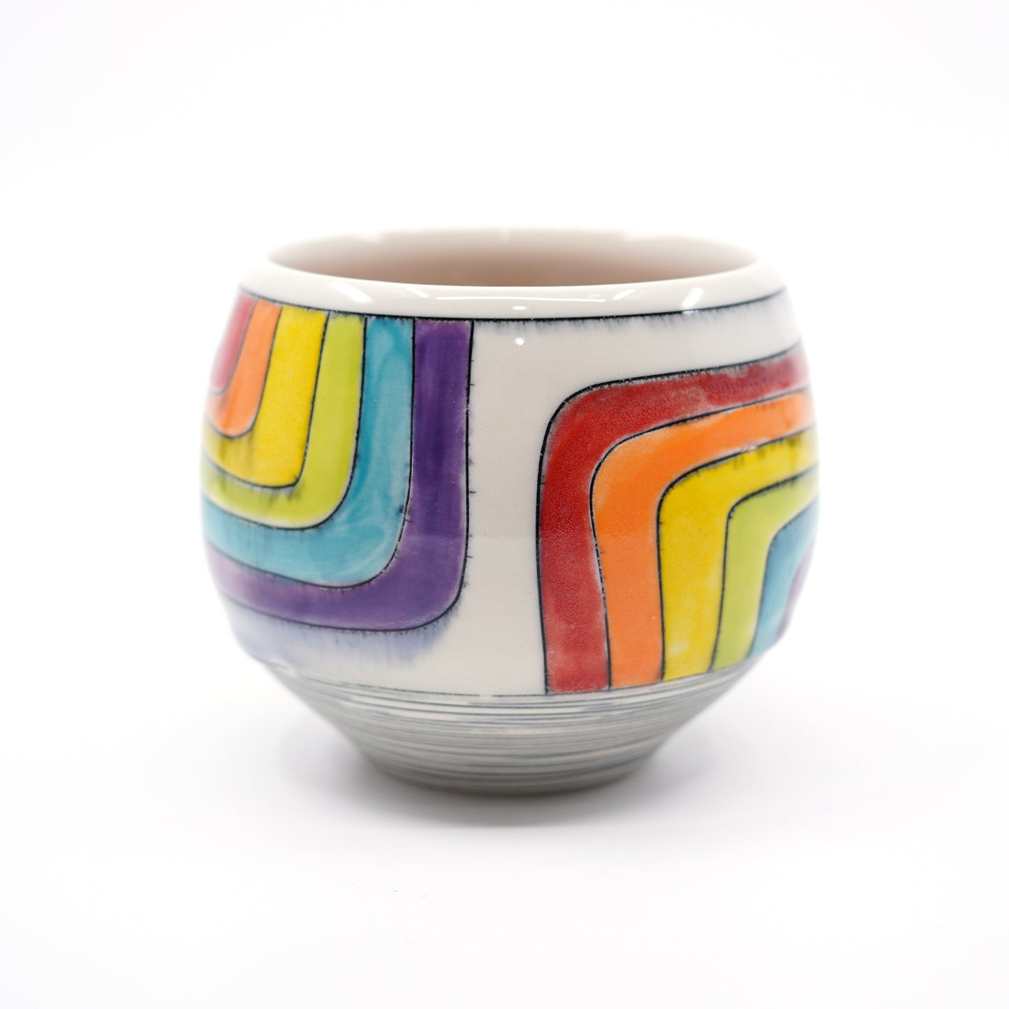 Rainbow Stripe Mug