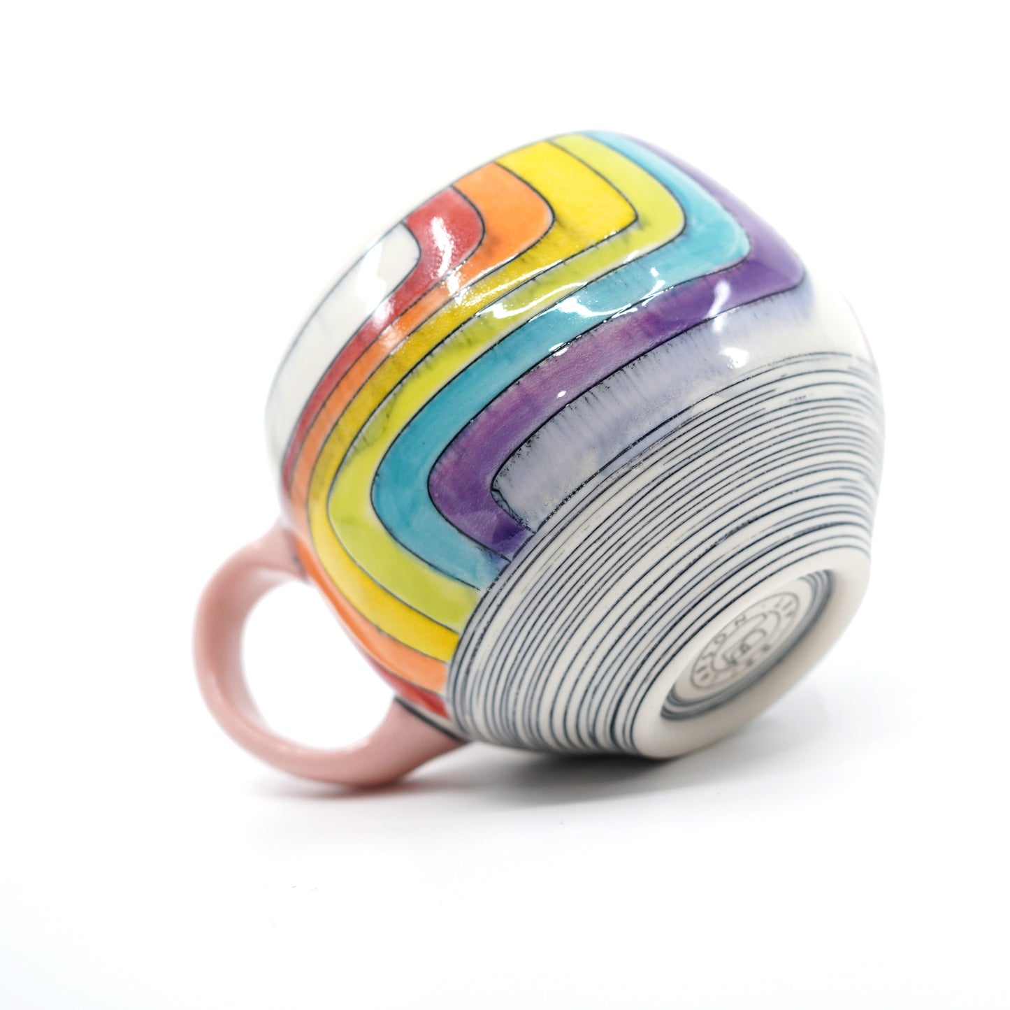 Rainbow Stripe Mug