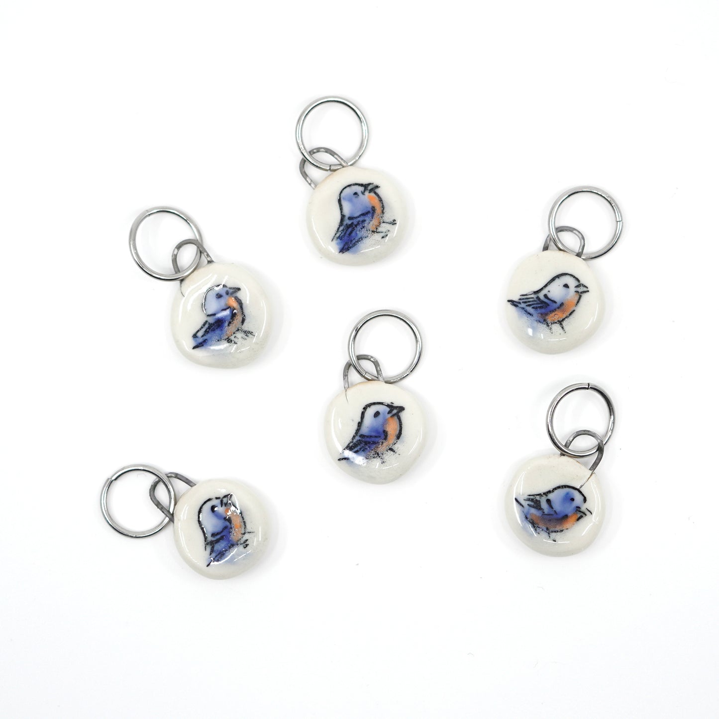 Bluebird Stitch Marker Set