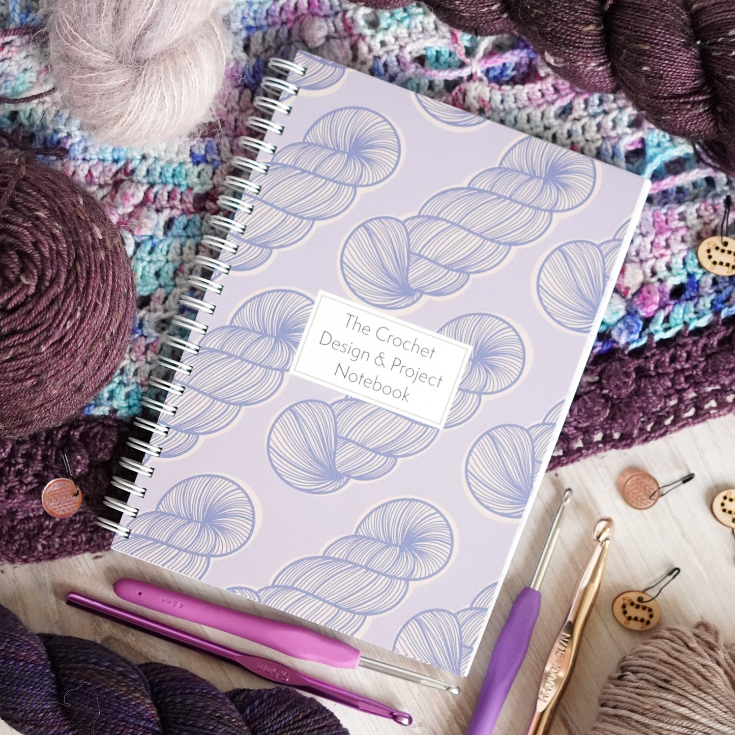 The Crochet Design & Project Notebook / Lavender