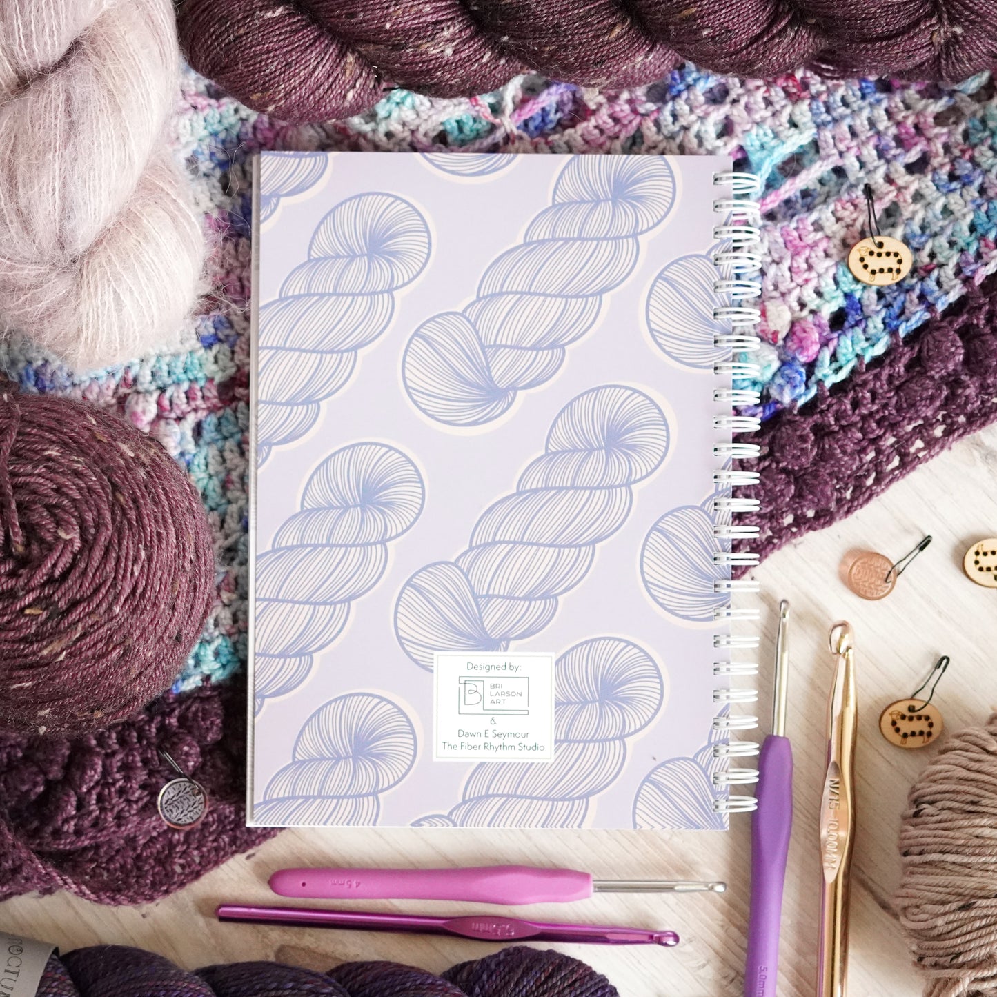 The Crochet Design & Project Notebook / Lavender