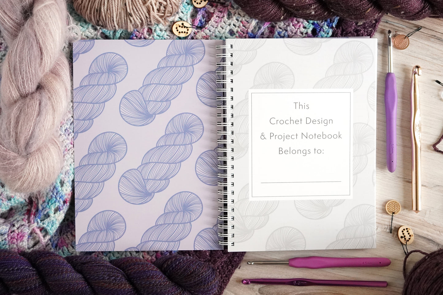 The Crochet Design & Project Notebook / Lavender