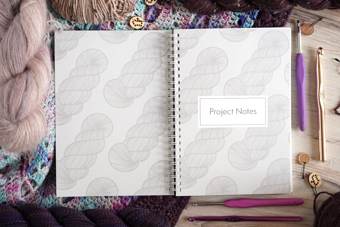 The Crochet Design & Project Notebook / Lavender