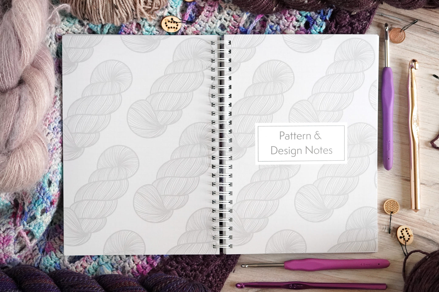 The Crochet Design & Project Notebook / Lavender