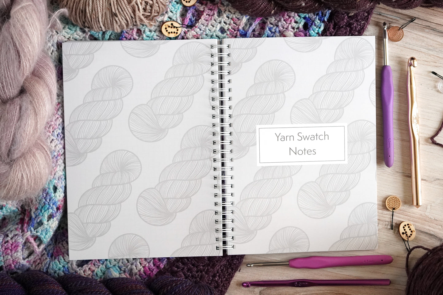 The Crochet Design & Project Notebook / Lavender