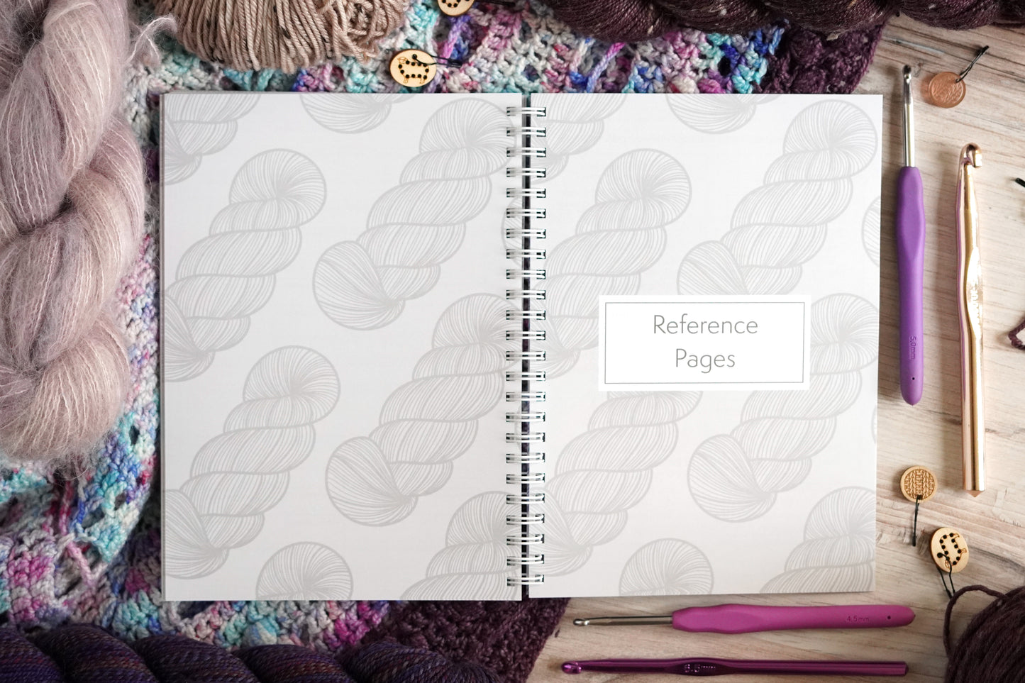 The Crochet Design & Project Notebook / Lavender